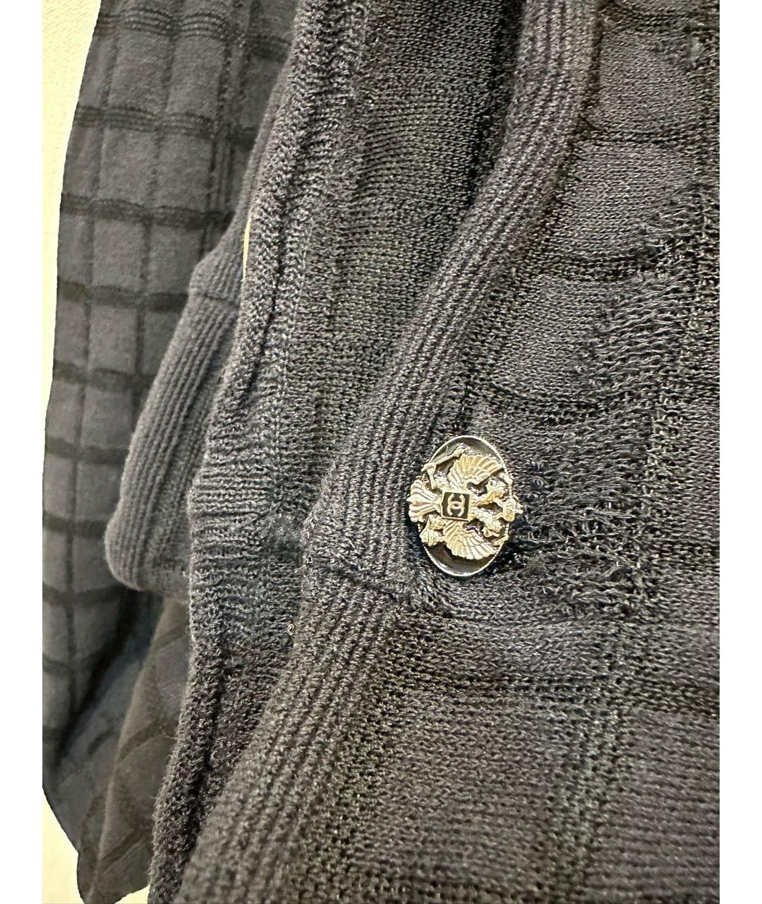 CHANEL Темно-синее платье, фото 8