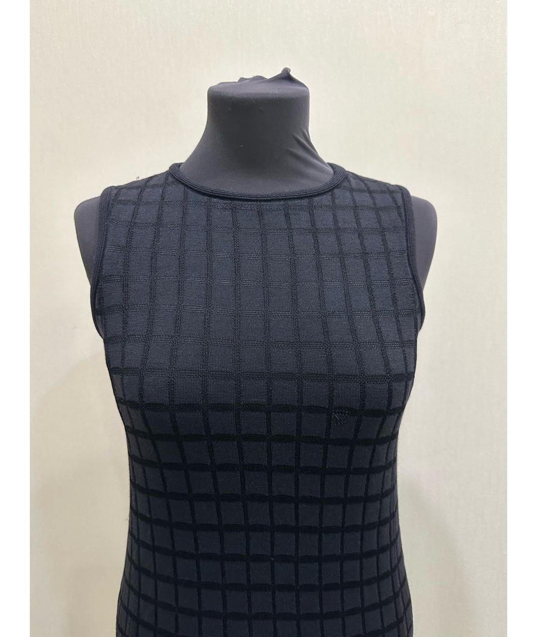 CHANEL Темно-синее платье, фото 3