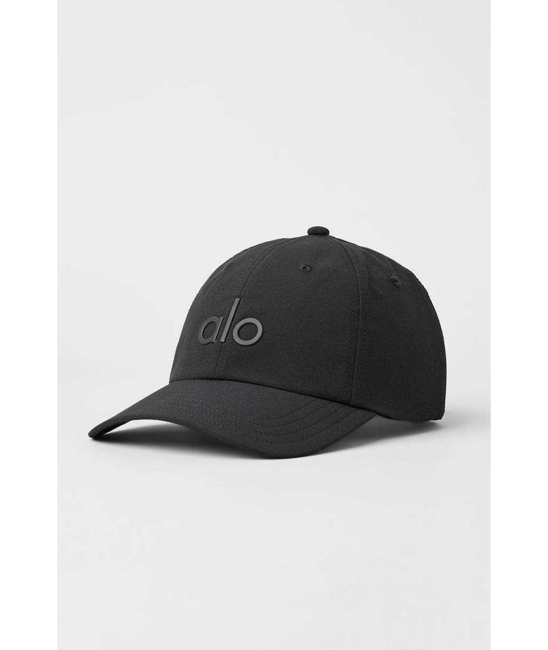 ALO YOGA Черная кепка, фото 2