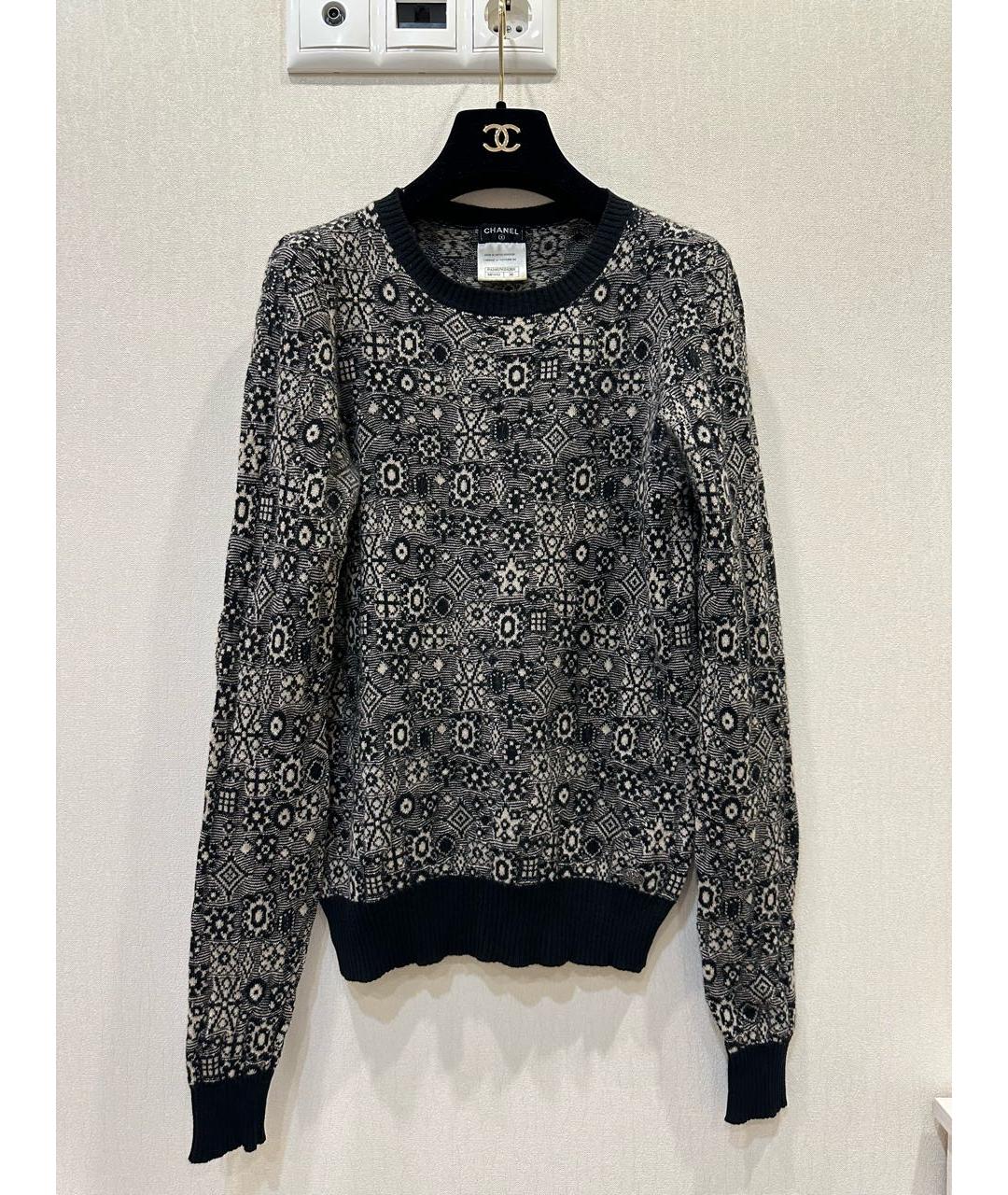CHANEL Мульти кашемировый джемпер / свитер, фото 9