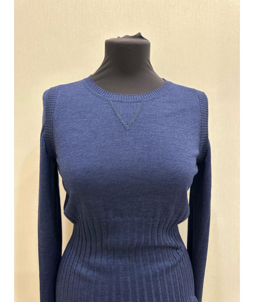 CHANEL Синее повседневное платье, фото 8