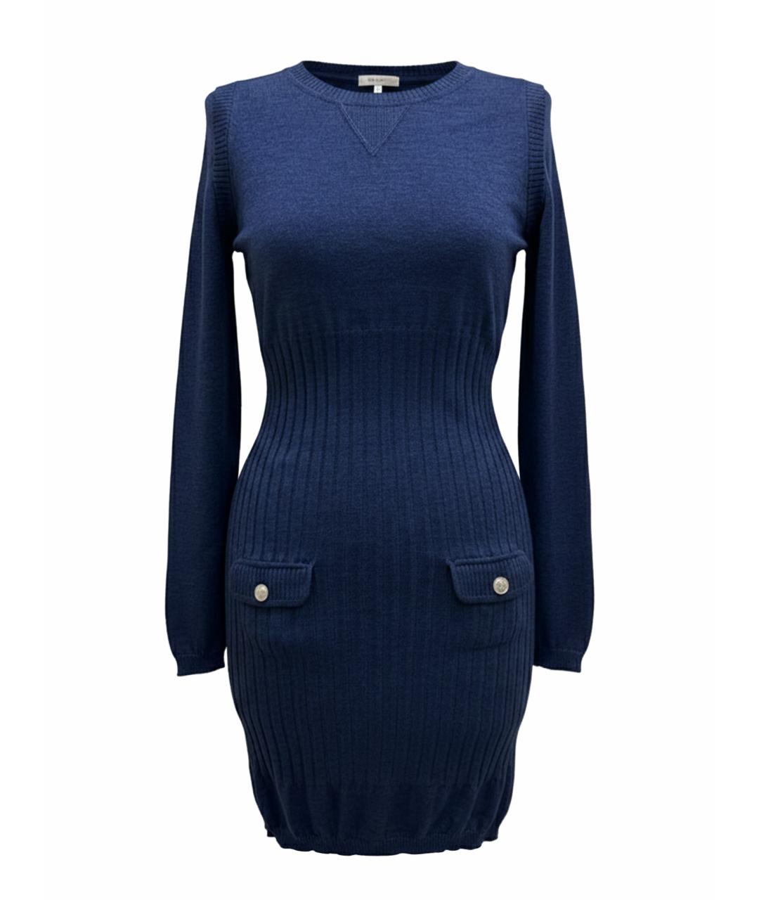 CHANEL Синее повседневное платье, фото 1
