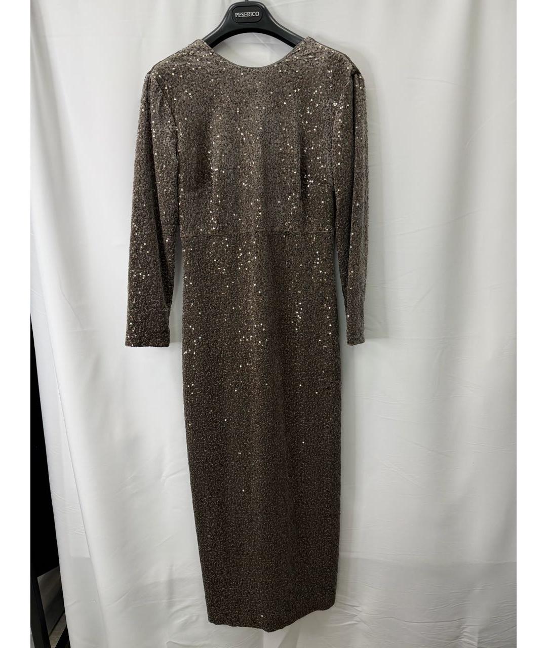 PESERICO Золотое платье, фото 4
