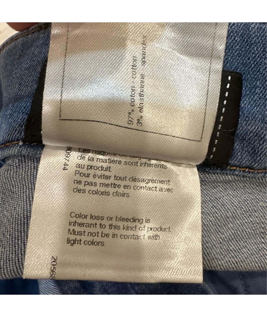 CHANEL Синие джинсы слим, фото 8
