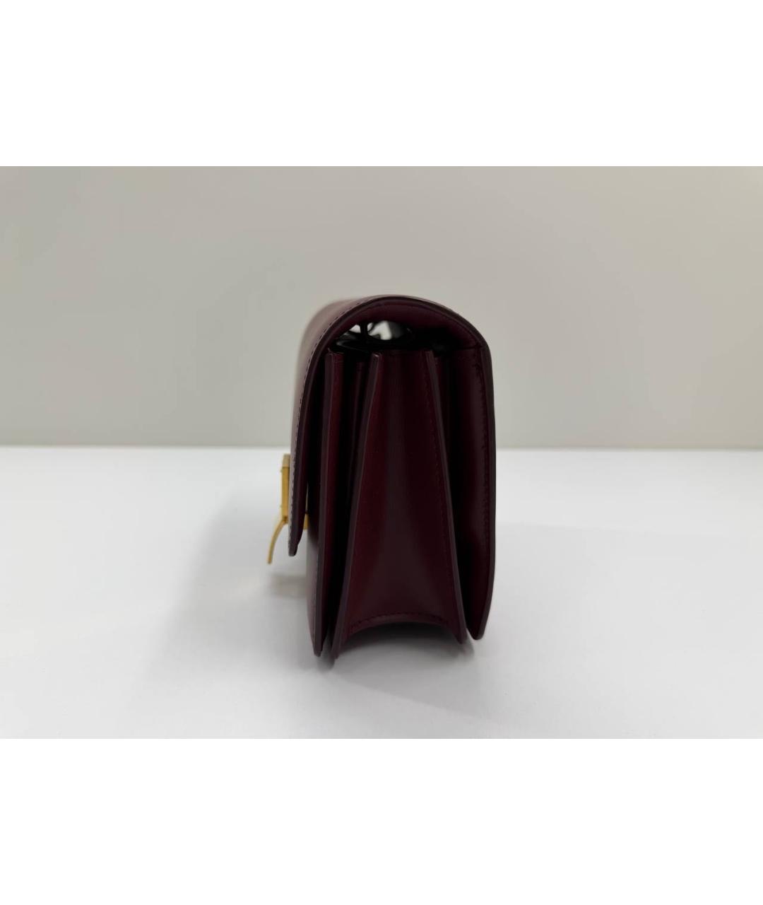 CELINE Фиолетовая кожаная сумка через плечо, фото 7