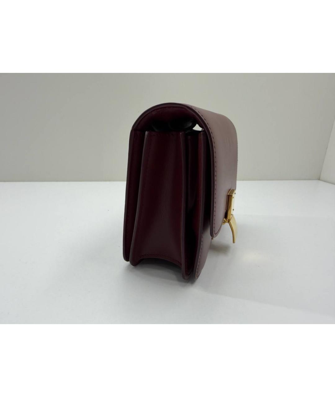 CELINE Фиолетовая кожаная сумка через плечо, фото 8