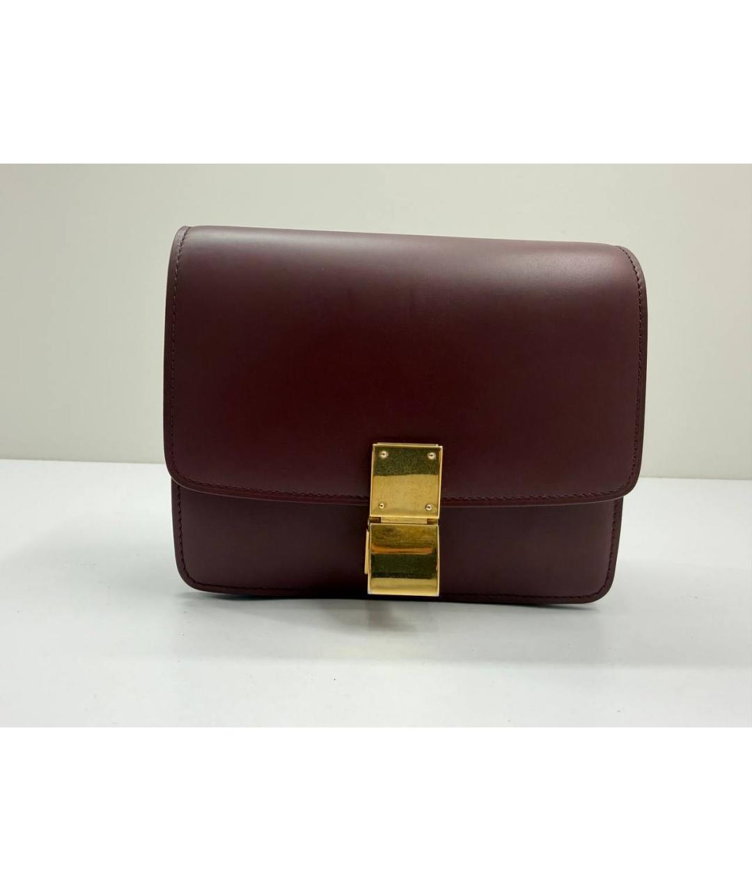 CELINE Фиолетовая кожаная сумка через плечо, фото 2