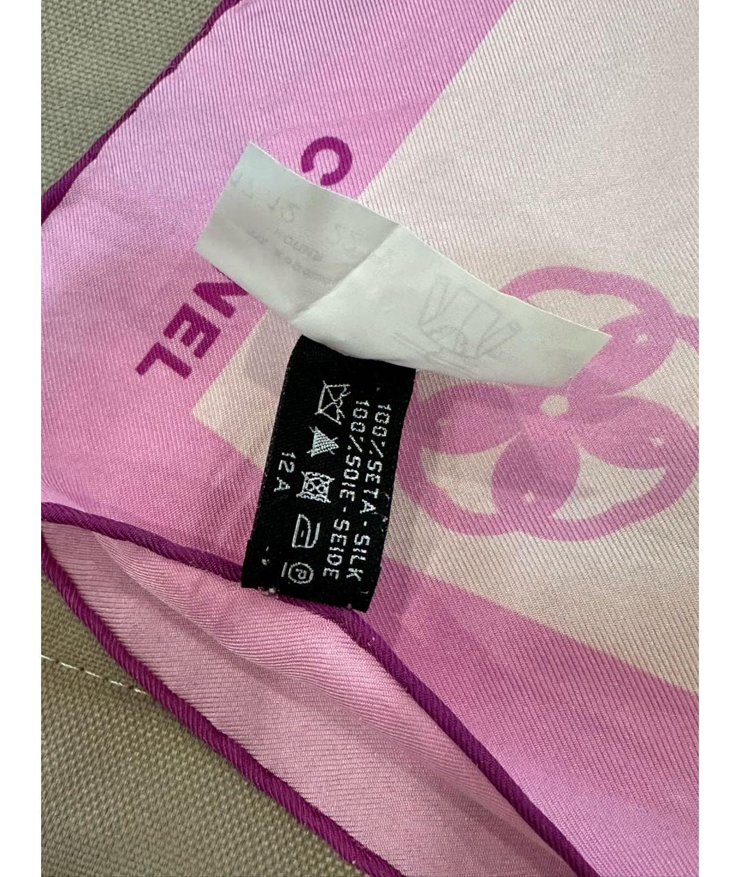 CHANEL Мульти шелковый платок, фото 5