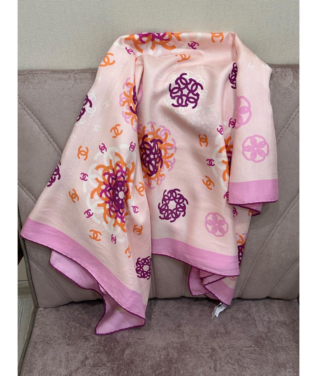 CHANEL Мульти шелковый платок, фото 2