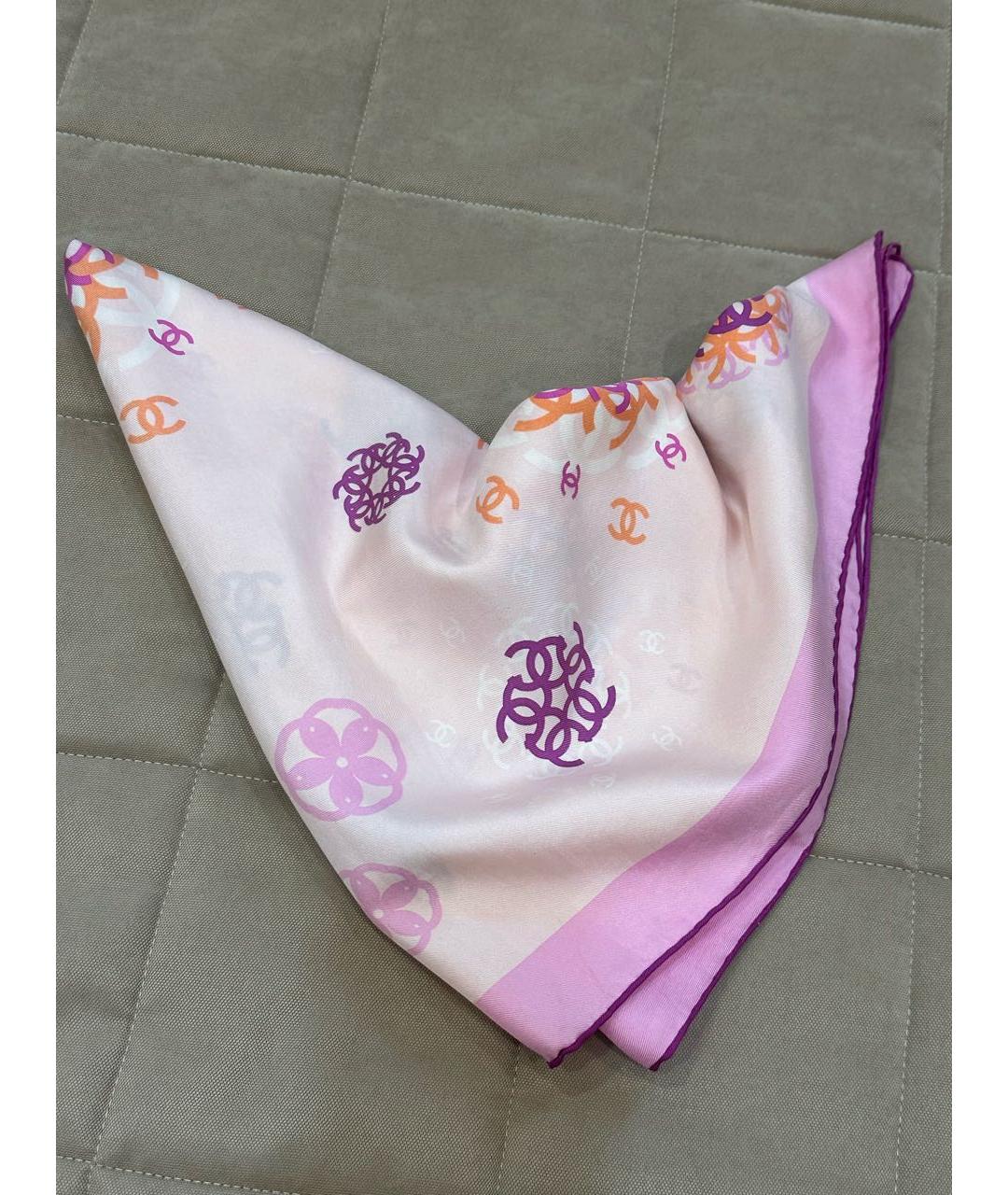 CHANEL Мульти шелковый платок, фото 3