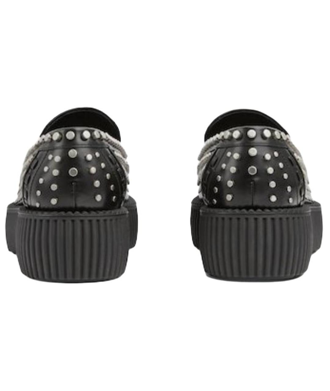 GUCCI Черные кожаные лоферы, фото 5