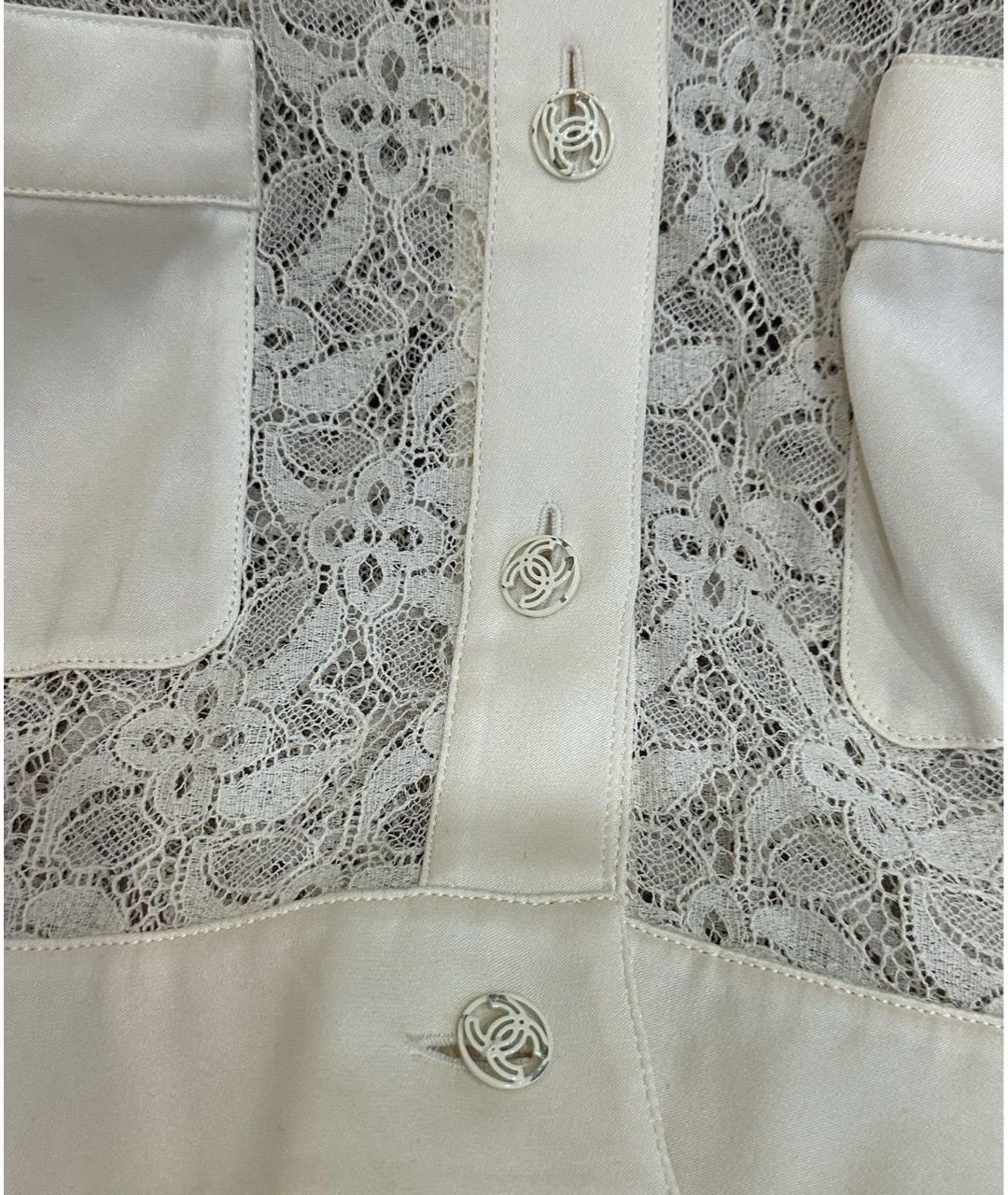 CHANEL Бежевая рубашка, фото 7