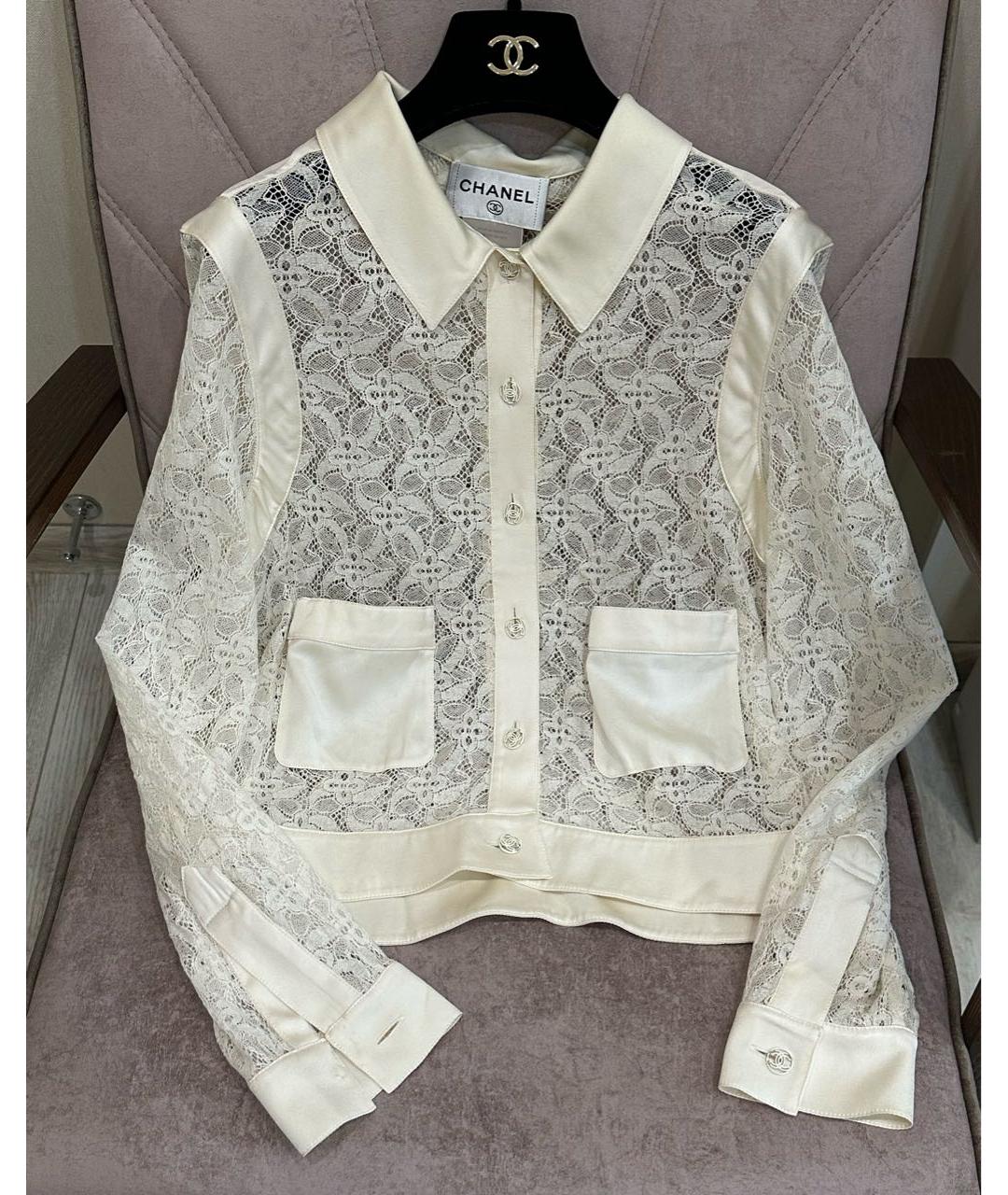 CHANEL Бежевая рубашка, фото 2