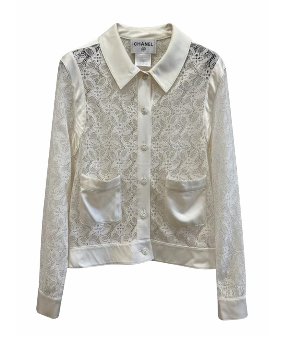 CHANEL Бежевая рубашка, фото 10