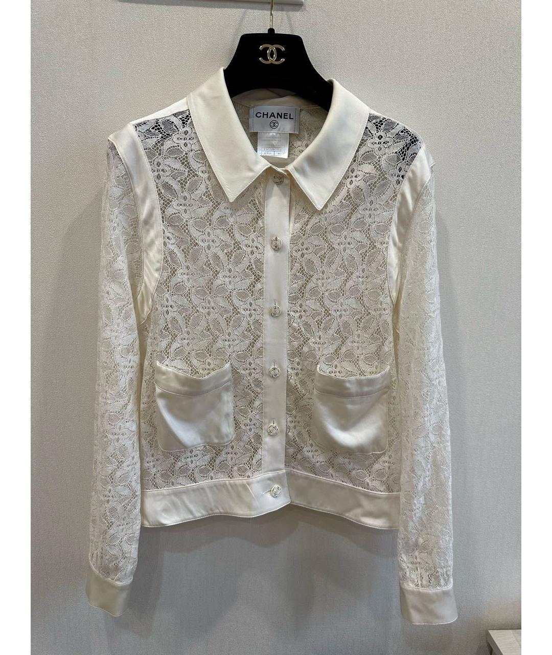 CHANEL Бежевая рубашка, фото 9