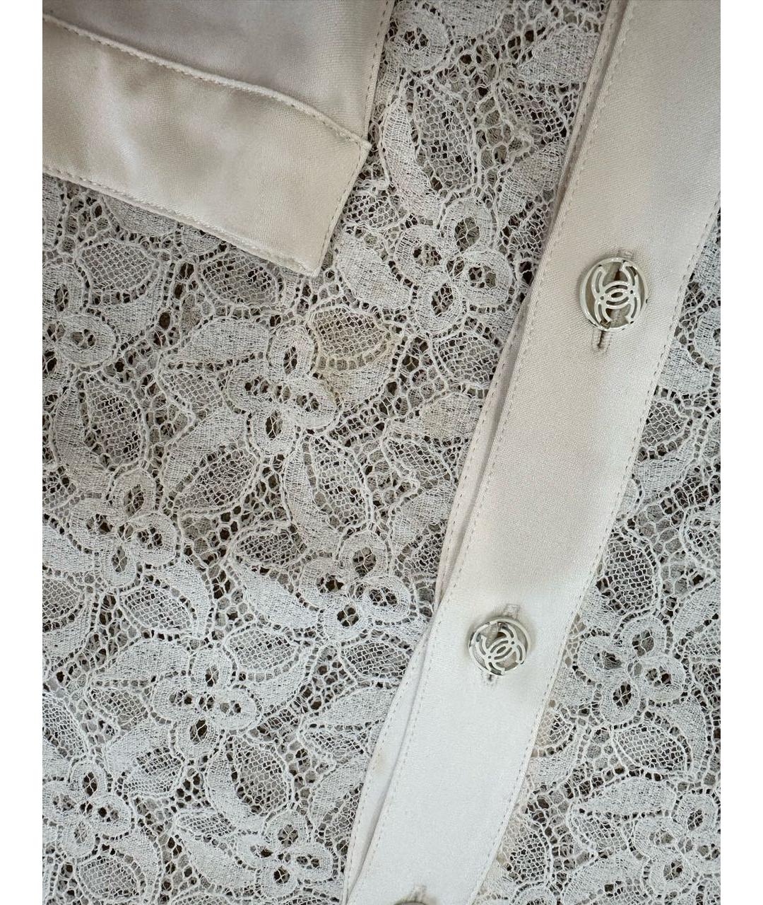 CHANEL Бежевая рубашка, фото 8