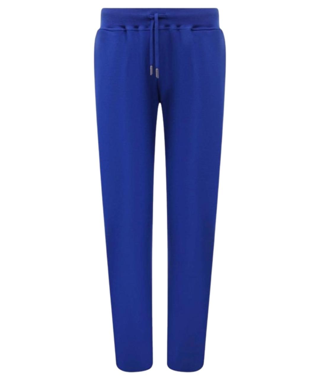 KITON Синие хлопковые повседневные брюки, фото 1