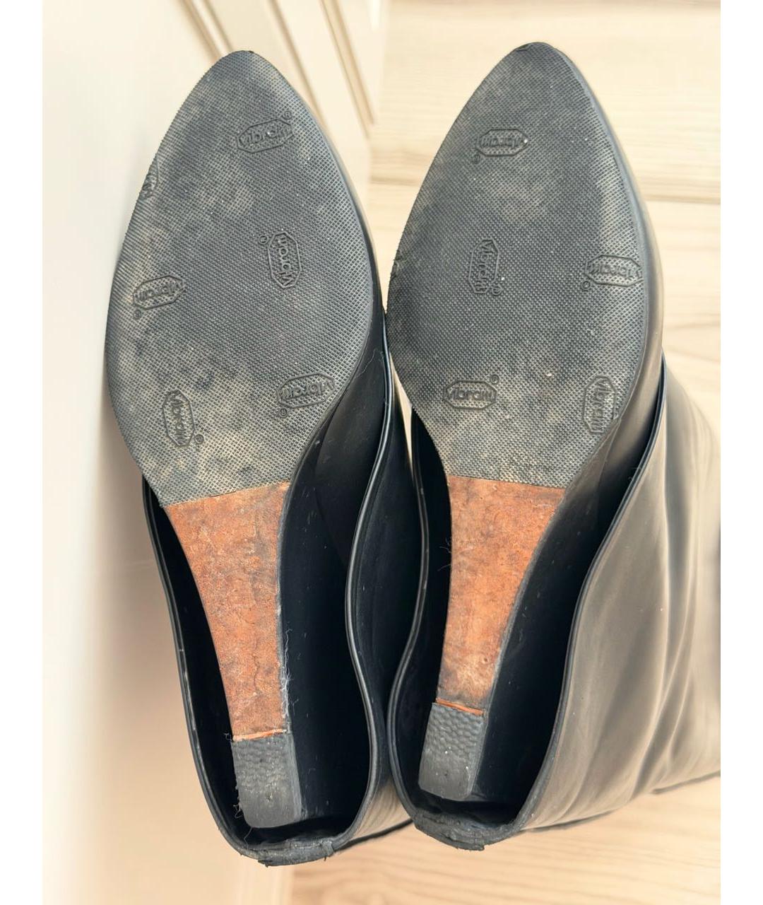 GIVENCHY Черные кожаные сапоги, фото 8