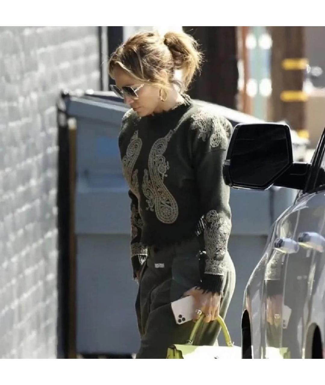 ETRO Бежевый шерстяной джемпер / свитер, фото 8