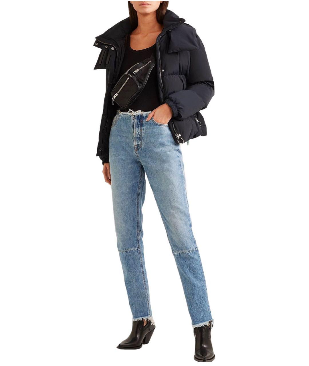 UNRAVEL PROJECT Голубые хлопковые джинсы слим, фото 2