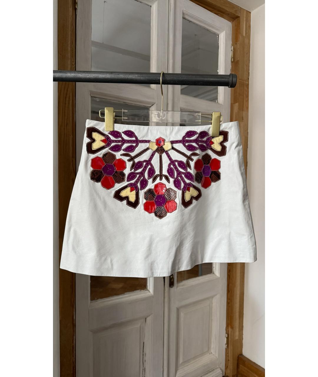 GUCCI Белая юбка мини, фото 2