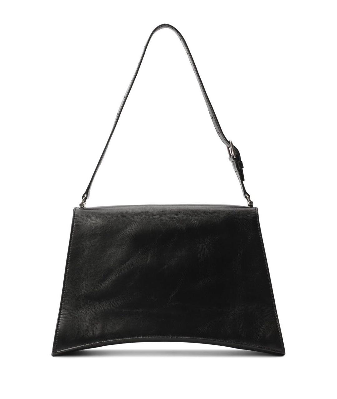 BALENCIAGA Черная кожаная сумка с короткими ручками, фото 3