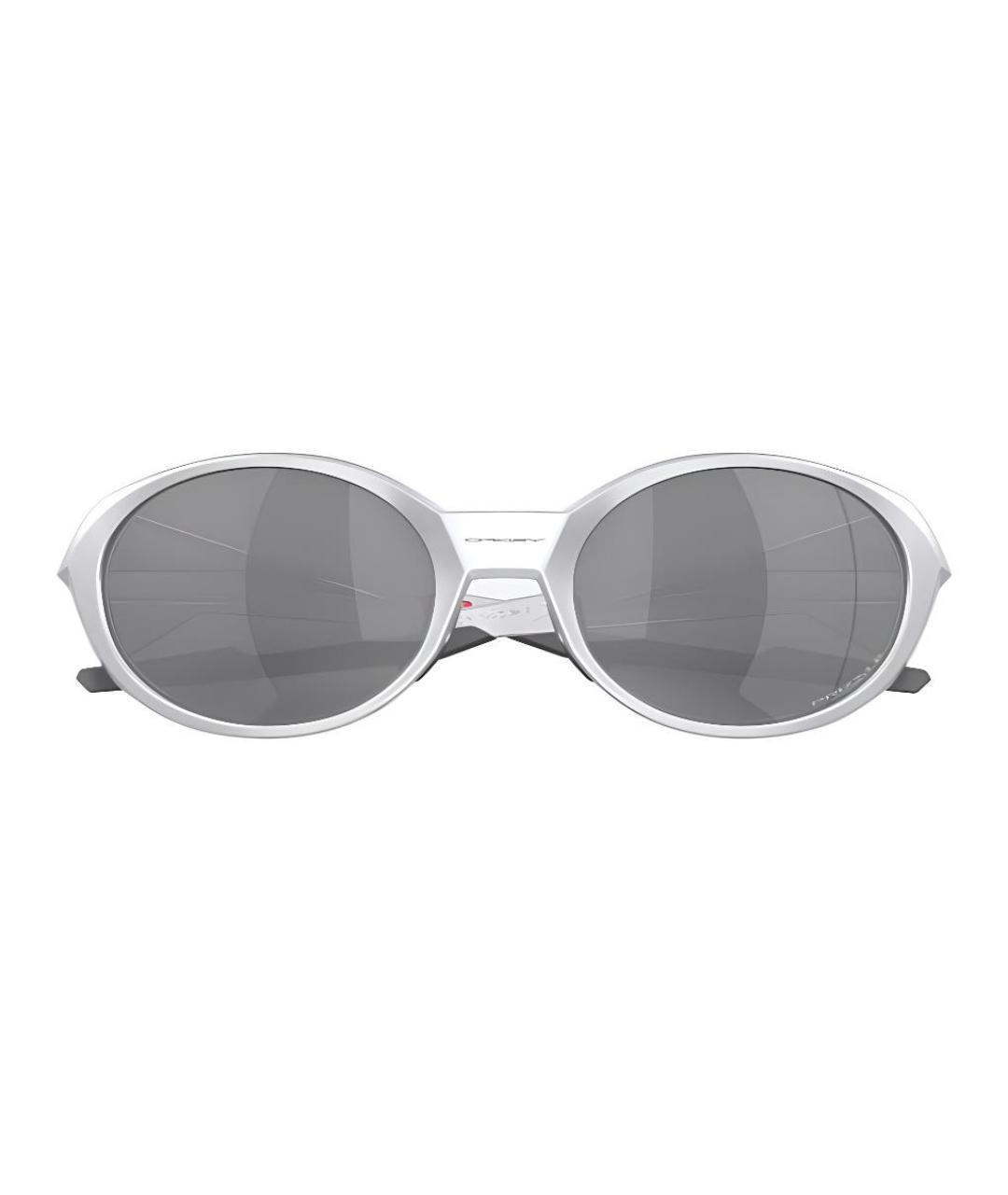 OAKLEY Серебряные металлические солнцезащитные очки, фото 4