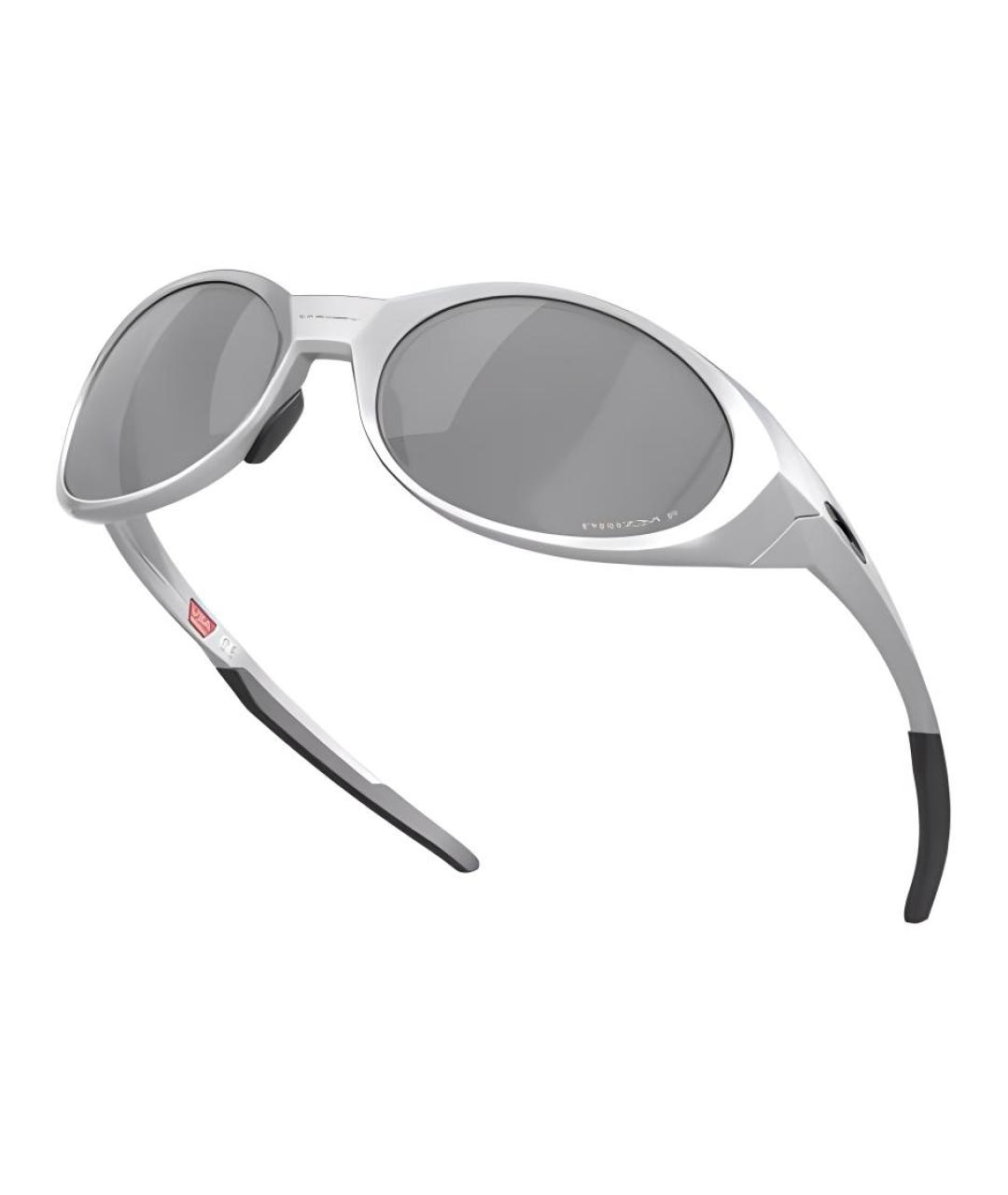 OAKLEY Серебряные металлические солнцезащитные очки, фото 3