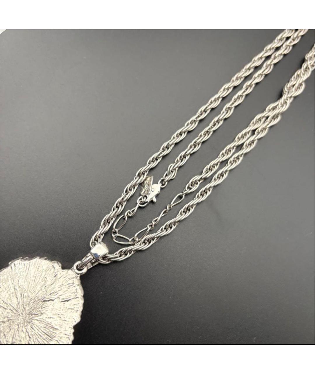 SAINT LAURENT Серебрянный кулон, фото 4