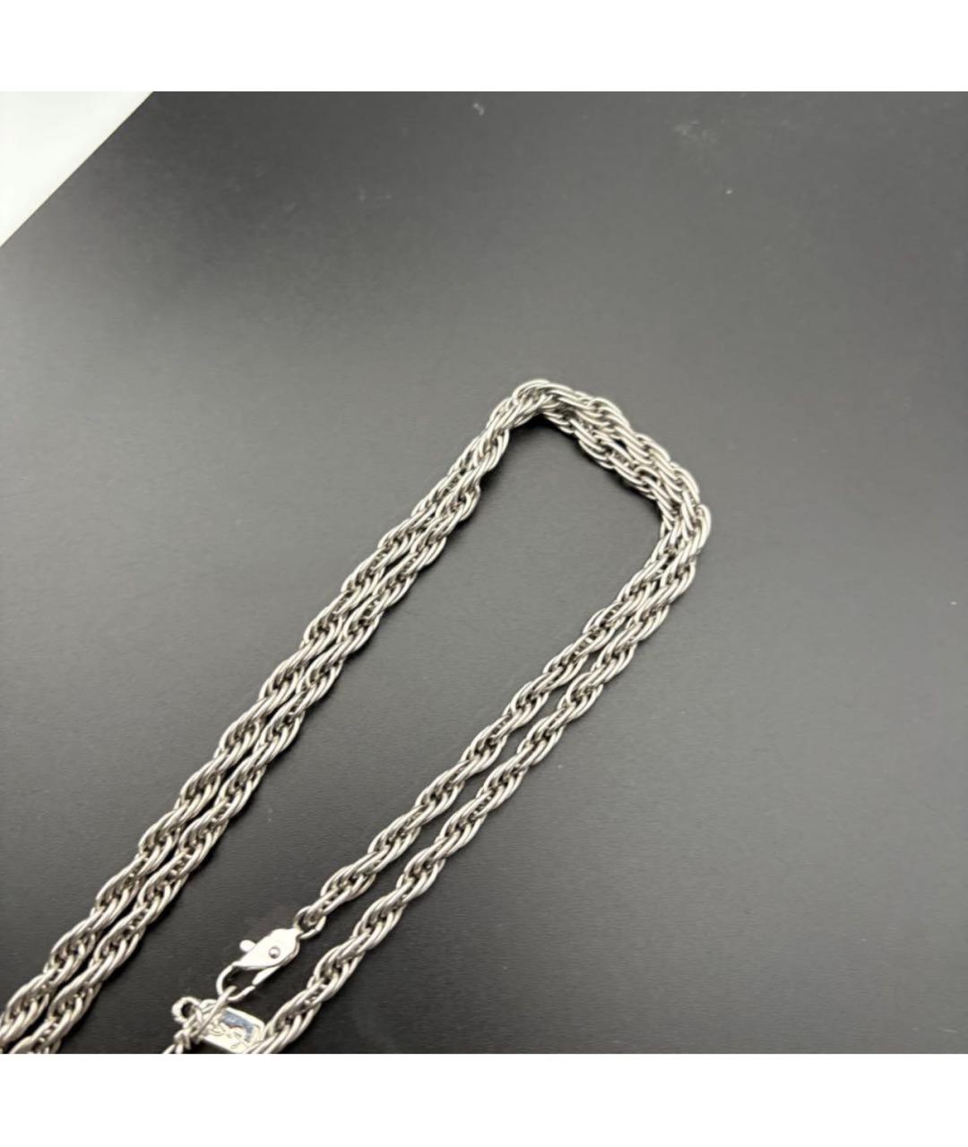 SAINT LAURENT Серебрянный кулон, фото 6