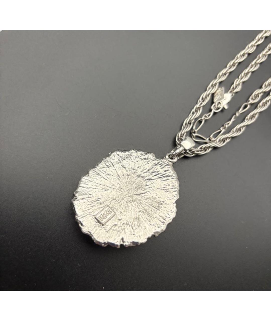 SAINT LAURENT Серебрянный кулон, фото 5