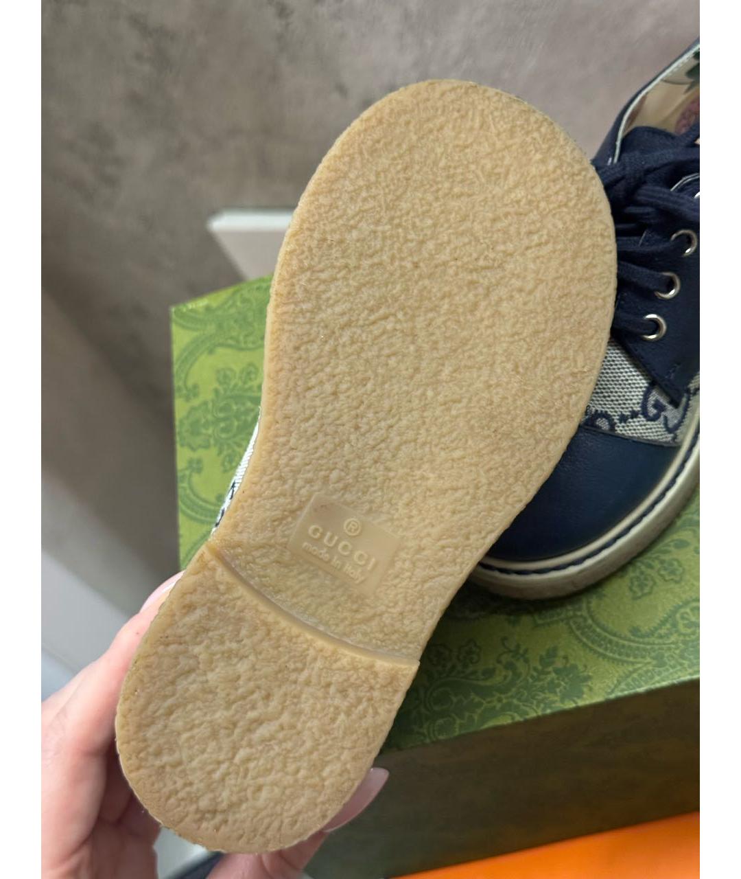 GUCCI KIDS Темно-синие ботинки, фото 4