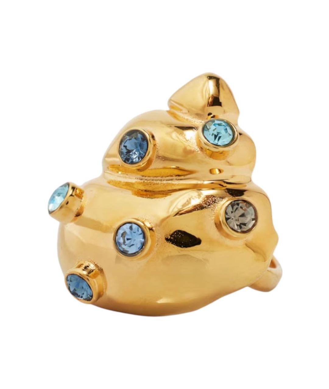 OSCAR DE LA RENTA Золотое металлическое кольцо, фото 1