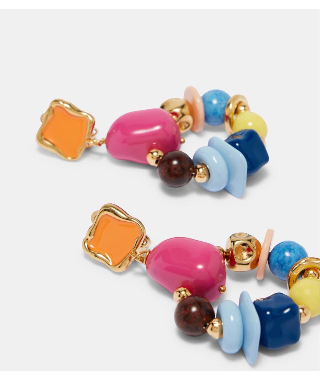 OSCAR DE LA RENTA Мульти металлические серьги, фото 5