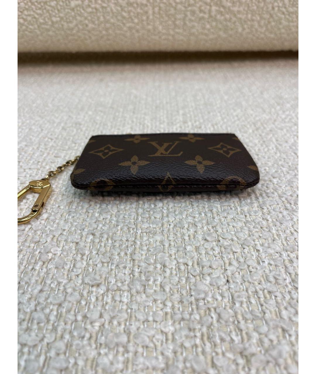 LOUIS VUITTON Коричневая ключница, фото 7