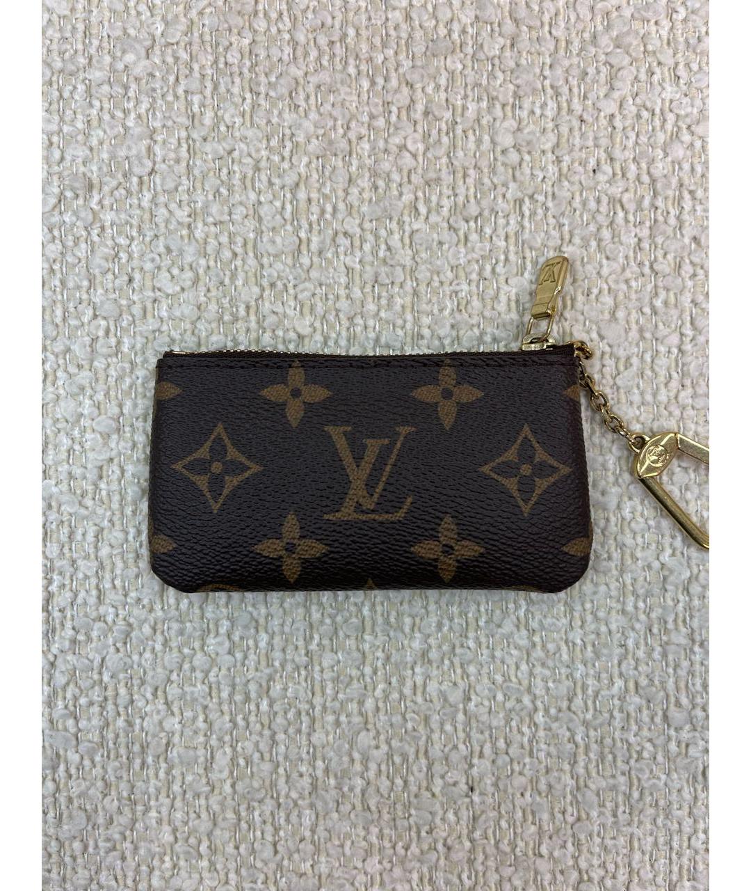 LOUIS VUITTON Коричневая ключница, фото 2