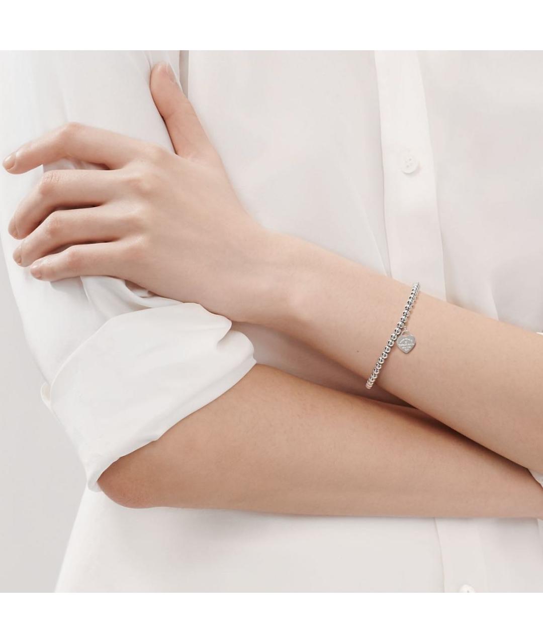 TIFFANY&CO Серебрянный серебряный браслет, фото 6
