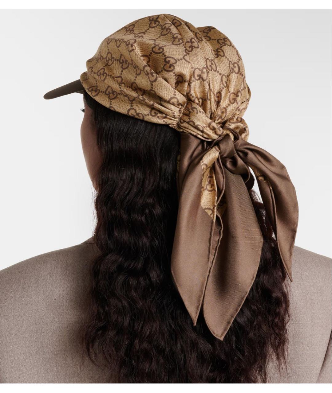 GUCCI Бежевая кепка, фото 5