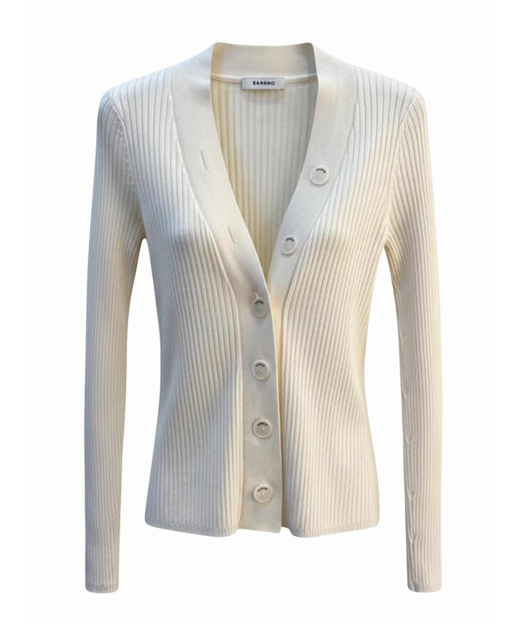 SANDRO Бежевый вискозный кардиган, фото 1