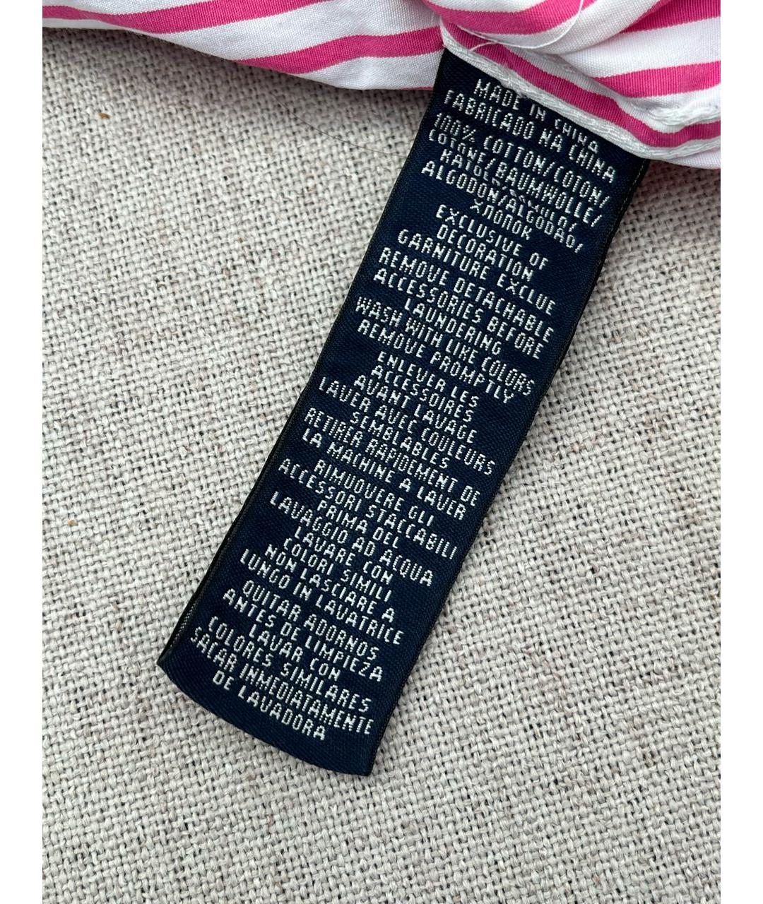 RALPH LAUREN Розовая хлопковая рубашка, фото 7