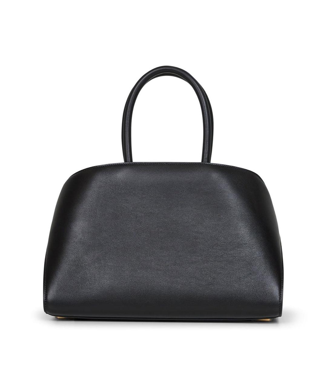 FERRAGAMO Черная кожаная сумка с короткими ручками, фото 3