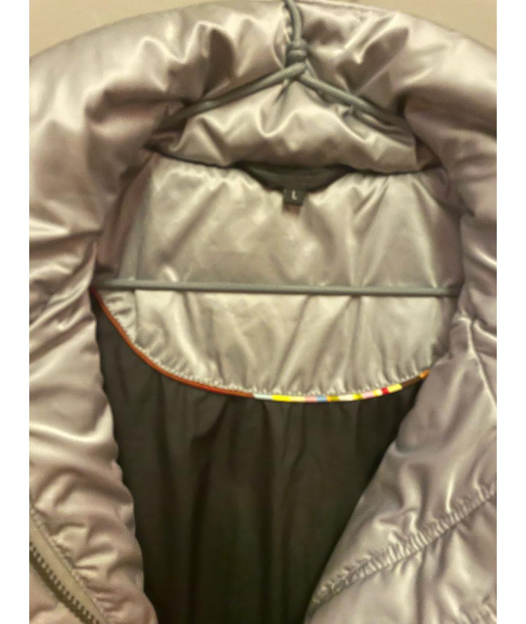 PAUL SMITH Серый синтетический пуховик, фото 3