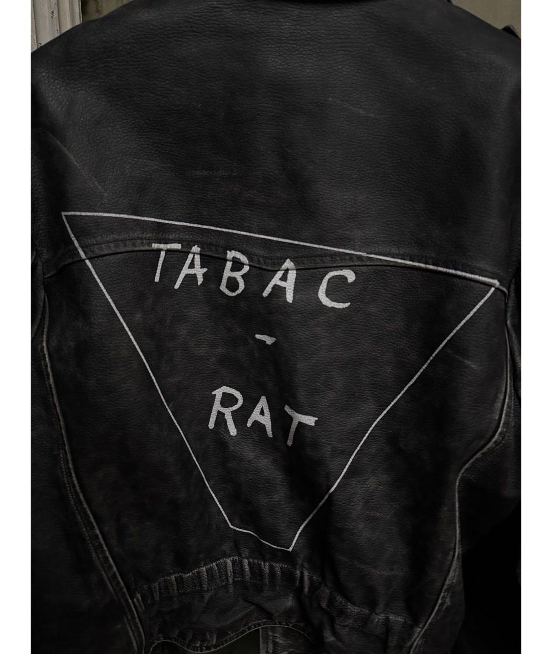 Enfants Riches Déprimés Антрацитовая кожаная куртка, фото 3