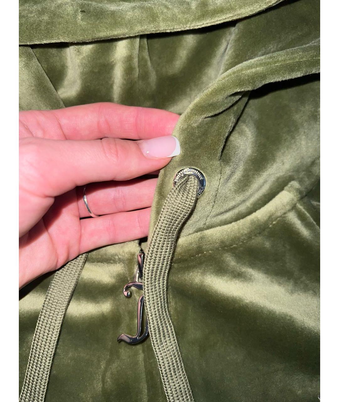 JUICY COUTURE Хаки велюровый спортивные костюмы, фото 4