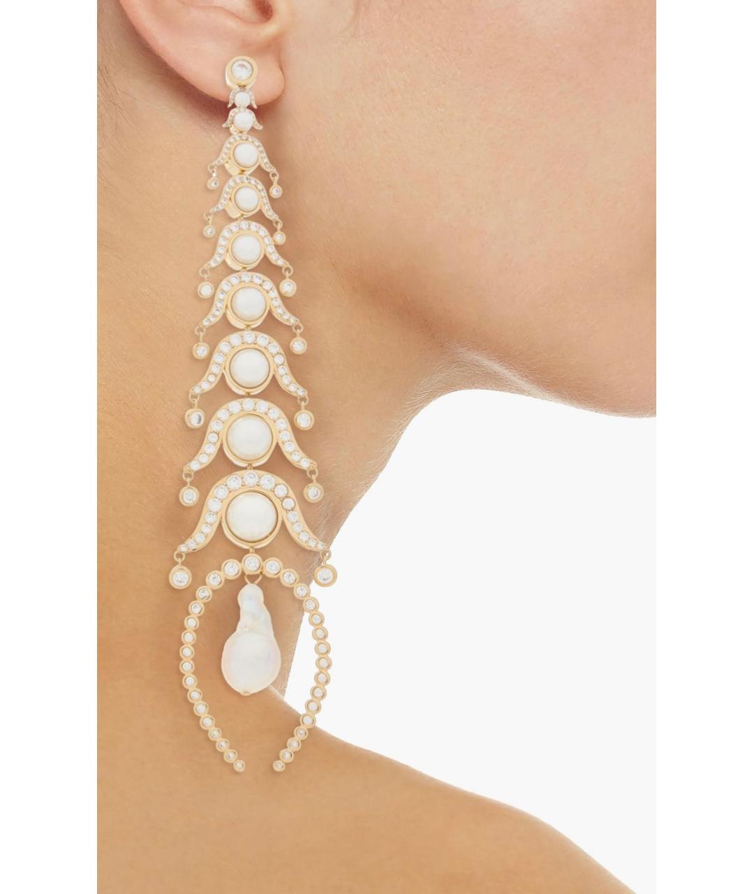 ZIMMERMANN Золотые латунные серьги, фото 5