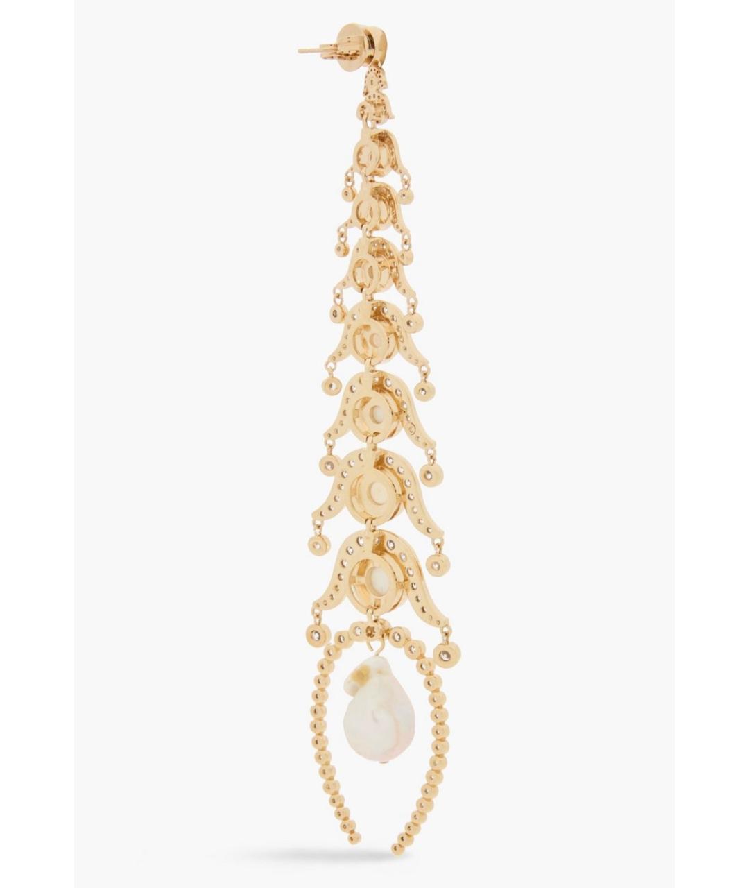 ZIMMERMANN Золотые латунные серьги, фото 3