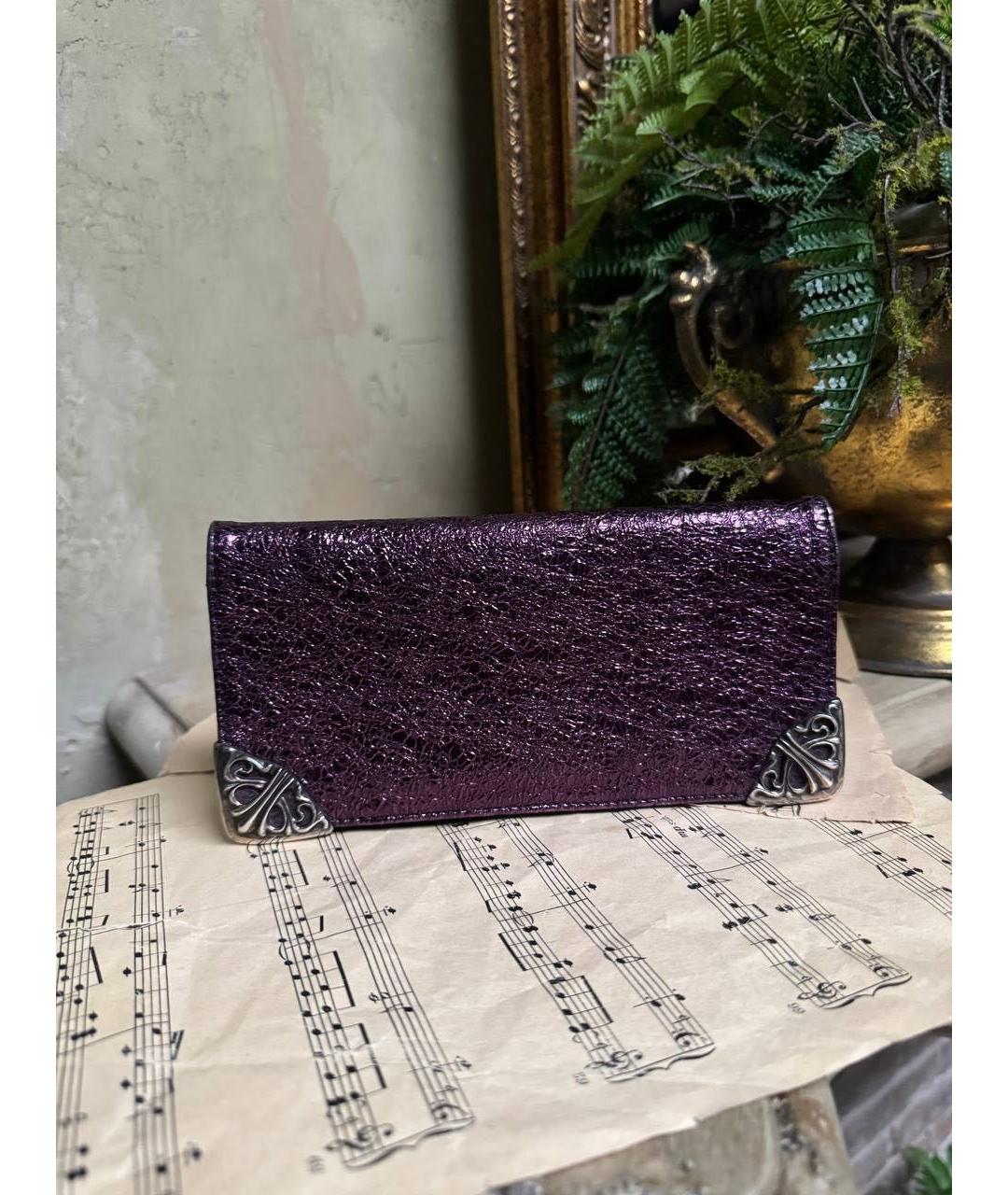 CHROME HEARTS Фиолетовый кошелек, фото 6