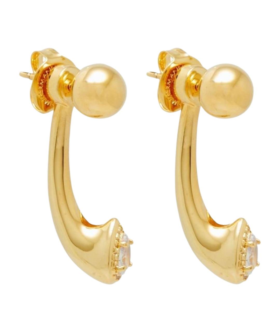 ZIMMERMANN Золотые латунные серьги, фото 1