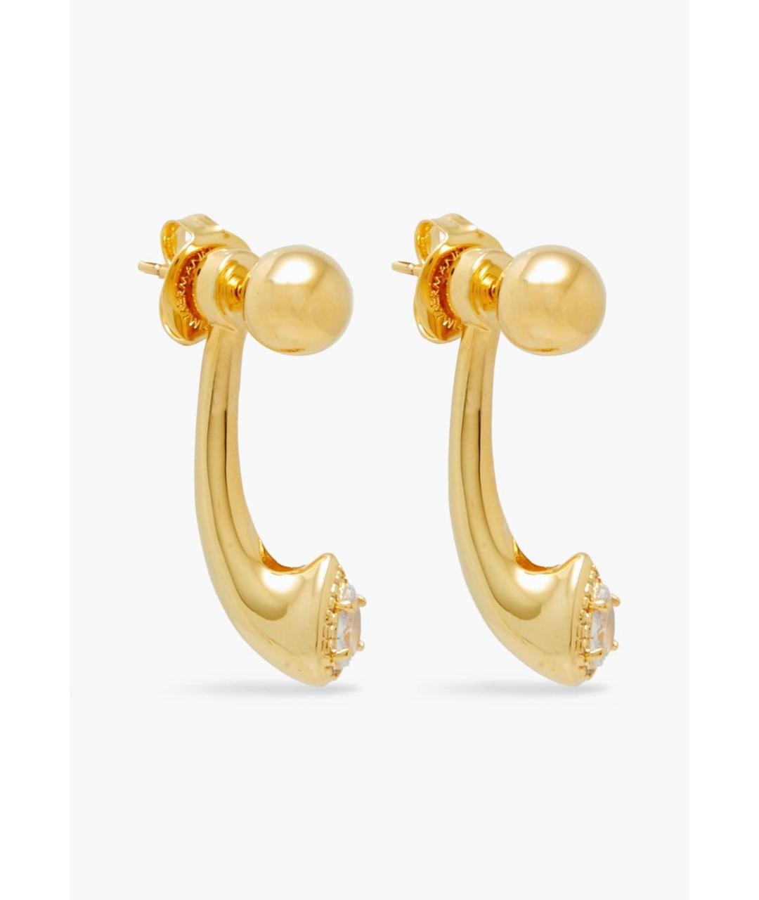 ZIMMERMANN Золотые латунные серьги, фото 6