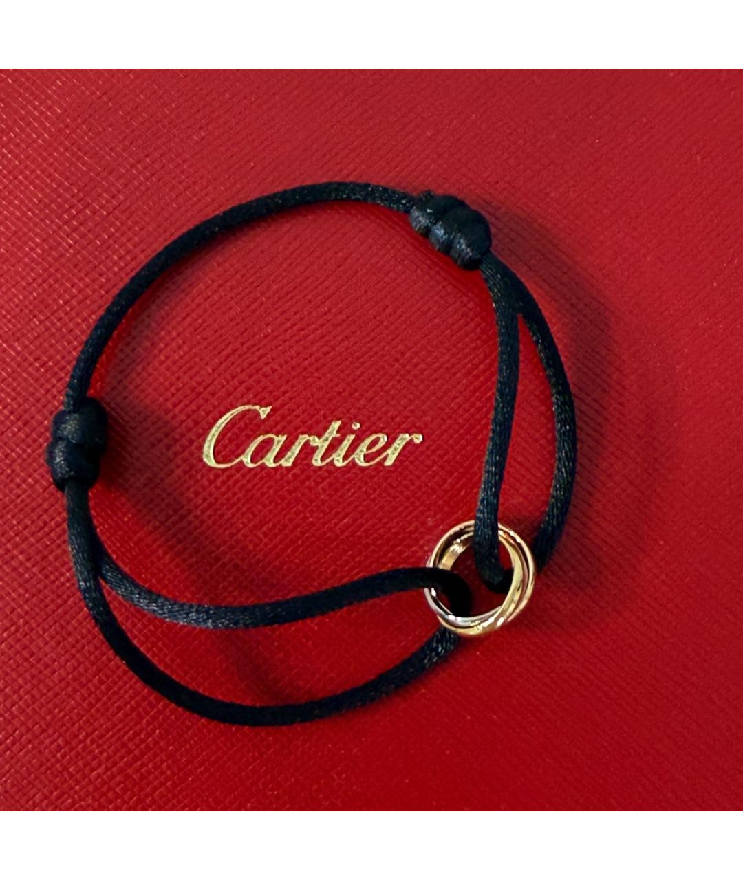CARTIER Черный браслет из желтого золота, фото 3